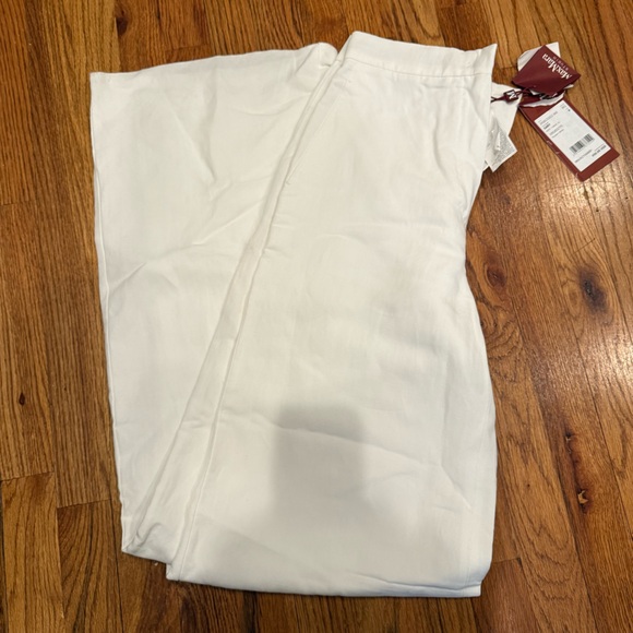 MaxMara Studio white wide leg pants size 6